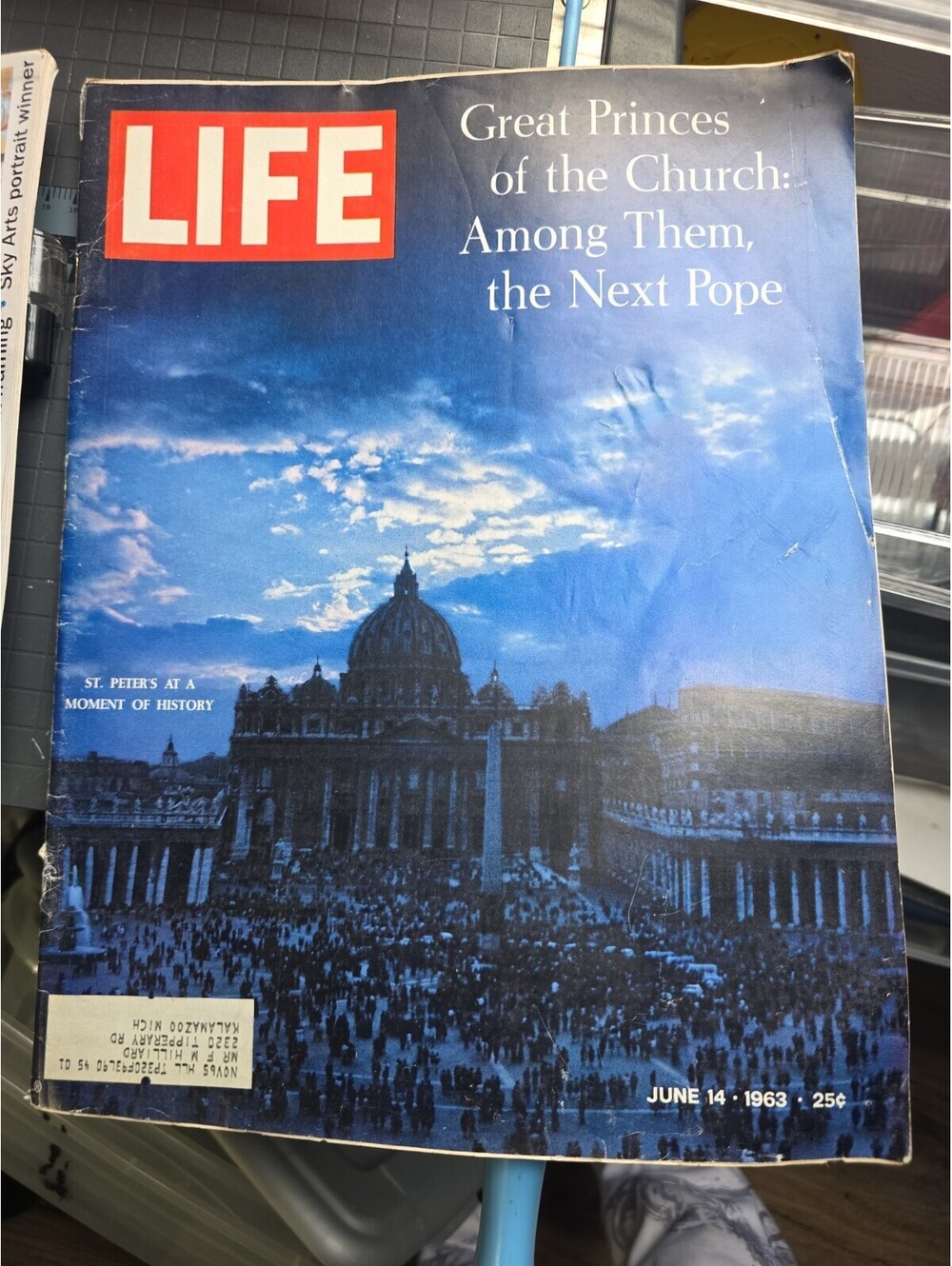 Vintage LIFE Magazine June 14, 1963 - Great Princes of the Church Cover